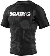 Koszulki sportowe męskie - Extreme Hobby Rashguard Krótki Rękaw Bold Boxing - miniaturka - grafika 1