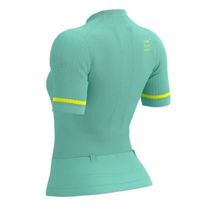 COMPRESSPORT Koszulka kompresyjna do biegania damska TRAIL POSTURAL SS TOP shell blue - Koszulki sportowe męskie - miniaturka - grafika 6