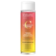Toniki i hydrolaty do twarzy - EVELINE Vitamin C 3x Action nawilżająco-rozświetlający tonik 200ml - miniaturka - grafika 1