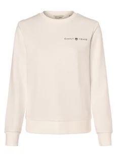 Gant Bluza damska Kobiety Bawełna biały jednolity, XS - Bluzy damskie - miniaturka - grafika 1