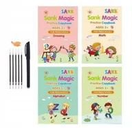Mały naukowiec - Magiczne Książeczki Nauka Pisania Języka Liczenia Kaligrafia Długopis - miniaturka - grafika 1