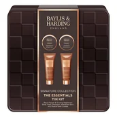 Zestawy kosmetyków damskich - Baylis&Harding Black Pepper&Ginseng Mens The Essentials Tin Kit Gift Set - miniaturka - grafika 1