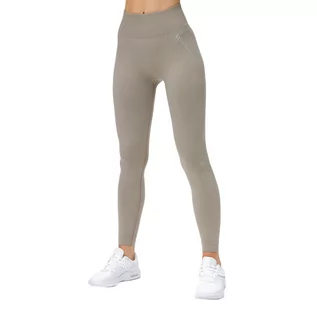 Legginsy - Legginsy bezszwowe damskie STRONG POINT Shape & Comfort Push Up beżowe 1139 XS-S - grafika 1