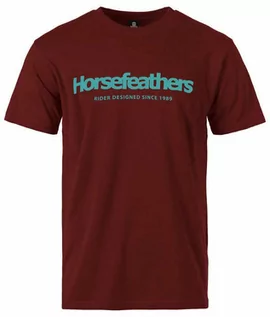 Koszulki dla chłopców - Horsefeathers QUARTER red pear koszulka męska - L - grafika 1