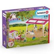 Figurki dla dzieci - Schleich 72118 Szkoła jeździecka + koń + akcesoria Horse Club - miniaturka - grafika 1