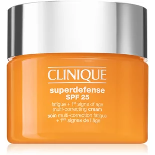 Clinique Superdefense™ SPF 25 Fatigue + 1st Signs Of Age Multi-Correcting Cream krem przeciw pierwszym oznakom starzenia do skóry suchej i mieszanej SPF 25 30 ml - Kremy do twarzy - miniaturka - grafika 1