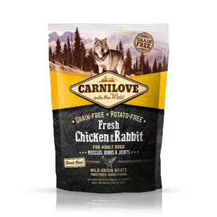 Carnilove Fresh Chicken&Rabbit Adult 1,5 kg - Sucha karma dla psów - miniaturka - grafika 2