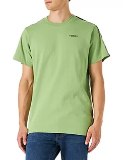 Koszulki męskie - G-STAR RAW Męski t-shirt Tape Loose R T, zielony (Tendril C336-d115), L - grafika 1