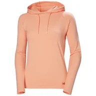 Bluzy sportowe damskie - Damska Bluza HELLY HANSEN W VERGLAS LIGHT HOODIE 62964_058 – Różowy - miniaturka - grafika 1