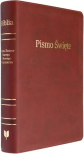 Liga biblijna Biblia Stare i Nowe Przymierze EIB Liga Biblijna duża ekoskóra PU złoto index niebieska - Religia i religioznawstwo - miniaturka - grafika 1
