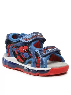 Geox Sandały J Sandal Android Boy J350QA014CEC4226 D Niebieski - Buty dla chłopców - miniaturka - grafika 1