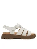 Sandały damskie - Timberland Sandały TB0A2Q1PEX41 Biały - miniaturka - grafika 1