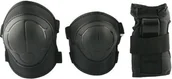 Akcesoria do skatingu - Nils Extreme H110 rozm.S czarne zestaw ochraniaczy (16-2-285) - miniaturka - grafika 1