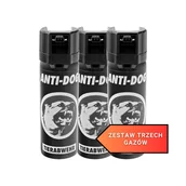 Gaz pieprzowy - Zestaw 3 gazów pieprzowy Hoernecke Anti-Dog Cone 63 ml - stożek - miniaturka - grafika 1