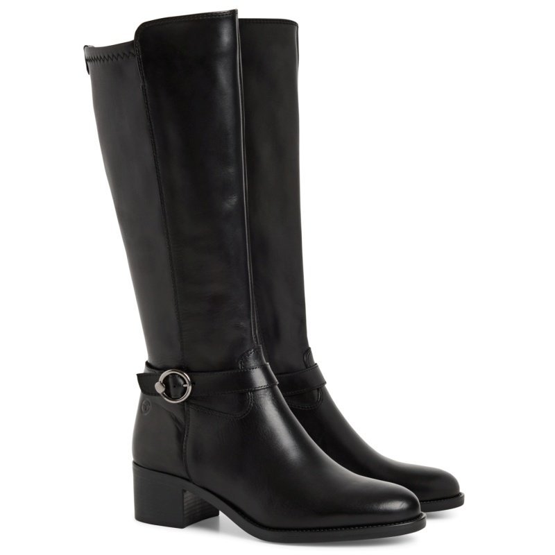 Kozaki damskie Tamaris 1-25537-41 001 BLACK R.40