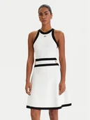 Sukienki - KARL LAGERFELD Sukienka dzianinowa B1W13004 Biały Regular Fit - miniaturka - grafika 1