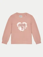 Swetry dla chłopców - Guess Sweter K4BR02 Z3220 Różowy Regular Fit - miniaturka - grafika 1