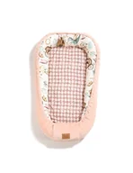 Kokony niemowlęce - La Millou Kokon Velvet Collection Best nest ( Princess - Powder Pink ) - miniaturka - grafika 1