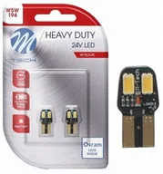 Żarówki samochodowe - Żarówki W5w T10 Led Osram M-tech 24v Biała Canbus - miniaturka - grafika 1