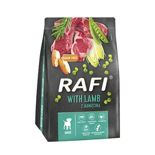 DOLINA NOTECI Rafi Junior karma sucha dla psa z jagnięciną 3kg - Sucha karma dla psów - miniaturka - grafika 1