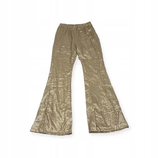 Cekinowe spodnie damskie|Błyszczące, idealne na imprezę, sylwestra S - Spodenki damskie - miniaturka - grafika 1