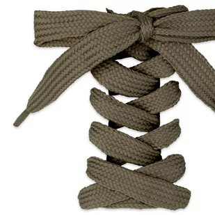 Sznurówki do butów dł 75cm sznurowadła do obuwia wytrzymałe płaskie khaki - Akcesoria obuwnicze - miniaturka - grafika 1