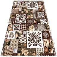 Dywany - Wewnętrzny dywan winylowy Indyjski styl 140x210 cm - miniaturka - grafika 1