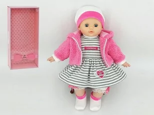 Adar Lalka dziewczynka 40cm z dźwiękiem w pudełku 530003 - Lalki dla dziewczynek - miniaturka - grafika 1