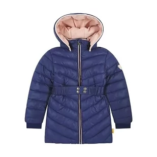 Steiff Dziewczęca kurtka z kapturem, Crown Blue, 116 cm - Kurtki i płaszcze dla dziewczynek - miniaturka - grafika 1