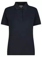 Koszulki sportowe damskie - CMP Koszulka funkcyjna polo w kolorze czarnym - miniaturka - grafika 1