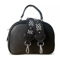 Torebki damskie - Mała Torebka Damska Listonoszka firmy Herisson 1352H2023-203 Czarna - miniaturka - grafika 1