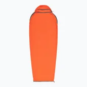 Śpiwory - Wkładka do śpiwora Sea to Summit Reactor Extreme Sleeping Bag Liner Mummy ST spicy orange/beluga - miniaturka - grafika 1