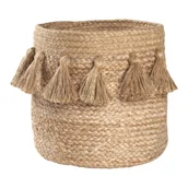 Pojemniki na zabawki - Koszyk na zabawki z juty naturalny Storage Basket Idris - miniaturka - grafika 1