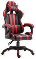 Fotele gamingowe - Czerwony ergonomiczny fotel dla gracza B9-P18 - miniaturka - grafika 1