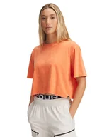 Koszulki i topy damskie - Under Armour Koszulka w kolorze pomarańczowym - miniaturka - grafika 1