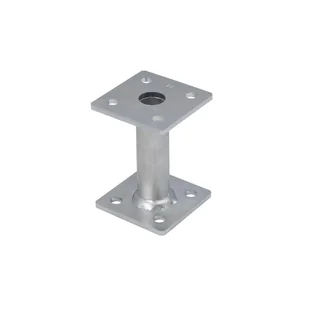 Podstawa słupa 80x80x100 mm PMF 80 ZN ocynk Domax - Kotwy - miniaturka - grafika 1
