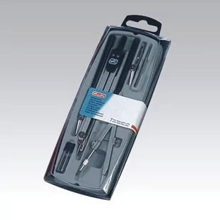 Herlitz 8710105 cyrkiel (223 mm, 140 mm), srebrny 8710105 - Przybory szkolne - miniaturka - grafika 1