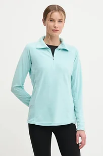 Columbia bluza sportowa Glacial kolor turkusowy gładka 1802201 - Bluzy damskie - miniaturka - grafika 1
