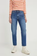 Spodnie damskie - Levi's jeansy 80S MOM JEAN damskie kolor granatowy - miniaturka - grafika 1