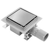 Odpływy liniowe - Odpływ liniowy REA NEO 120x120 NIKIEL SZCZOTKOWANY - miniaturka - grafika 1