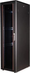 Szafa Roline ROLINE Netzwerkschrank Pro 48,26cm 19Zoll 47 HE 600x800 BxT Glastor schwarz - Szafy rack - miniaturka - grafika 1