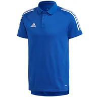 Koszulki sportowe męskie - Adidas, Koszulka męska, Polo Condivo 20 ED9237, niebieski, rozmiar M - miniaturka - grafika 1