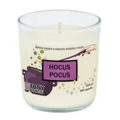 Świece - Świeca sojowa Hocus Pocus o niebanalnym zapachu onyxu i wiedźmy, w szklanym naczyniu, idealna jako halloweenowy podarunek dla najbliższych, 300ml - miniaturka - grafika 1