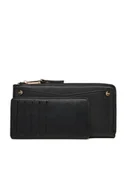 Portfele - Aldo Duży Portfel Damski Kedoreveth 14076877 Czarny - miniaturka - grafika 1