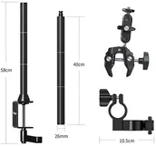 Akcesoria do statywów - Statyw biurkowy z belką poziomą Ulanzi Vijim LS15 -  Raty - miniaturka - grafika 1