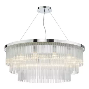Żyrandol Alpheios 12 Light Chandelier Polished Chrome Glass - Lampy sufitowe - miniaturka - grafika 1