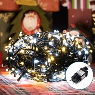 Oświetlenie świąteczne - Lampki choinkowe Aigostar Sznur 5mb 100led ciepłych i zimnych lampek led Ip44 z zasilaczem Sznur 5mb 100led ciepłych i zimnych lampek led Ip44 z zasilaczem - miniaturka - grafika 1
