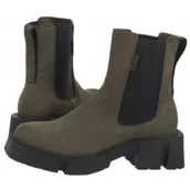 Botki damskie - Botki Oliwkowe 23541 9 (NE339-c) Nessi - miniaturka - grafika 1