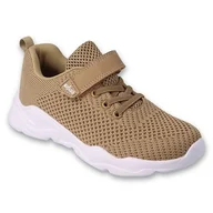 Buty dla dziewczynek - Befado obuwie dziecięce 516Y348 beżowy - miniaturka - grafika 1