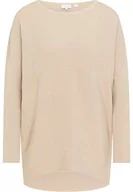 Swetry damskie - RISA Sweter damski 18525167, beżowy, XS-S - miniaturka - grafika 1